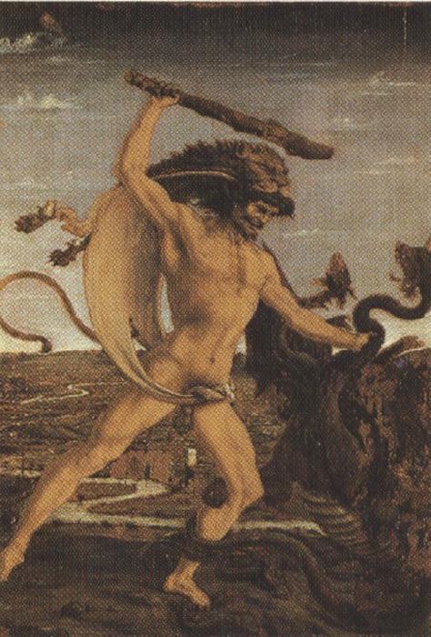 Sandro Botticelli Antonio del Pollaiolo,Hercules and the Hydra (mk36) Sweden oil painting art
